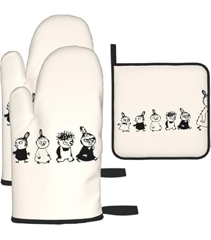 Amazon.co.jp: ハローキティ 鍋つかみ ミトン 4点セット オーブン